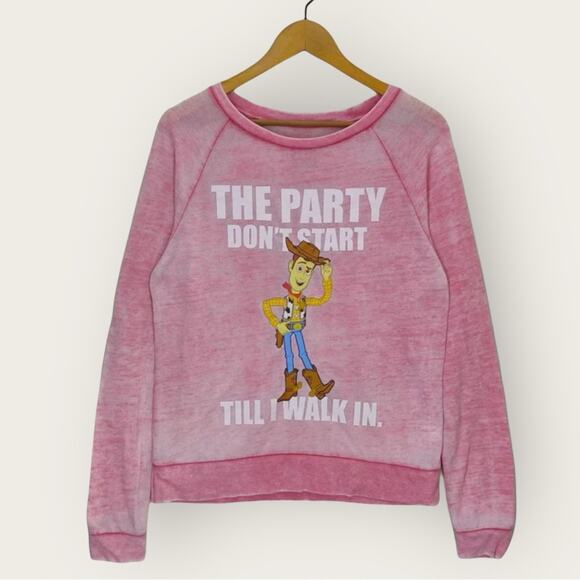 Toy Story Woody Long Sleeve Vintage-Style Collectibles Tee in Red Sz XL Junior - Picture 1 of 10